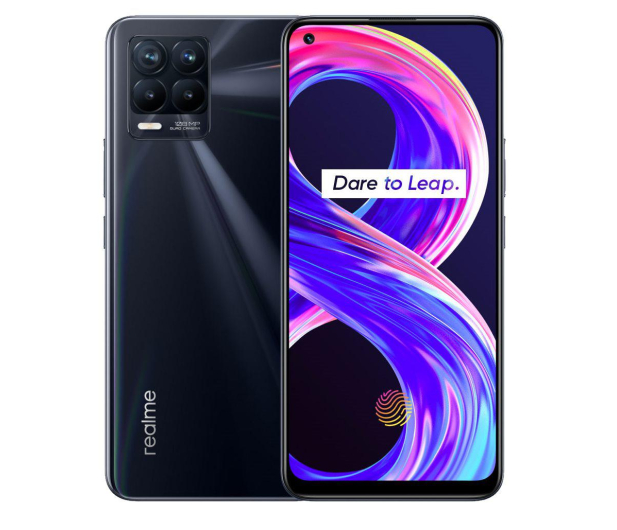 realme 8 Pro 8+128GB Punk Black - 650048 - zdjęcie